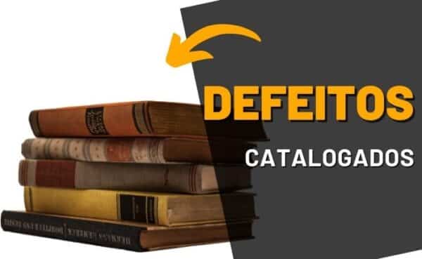 Defeitos catalogados
